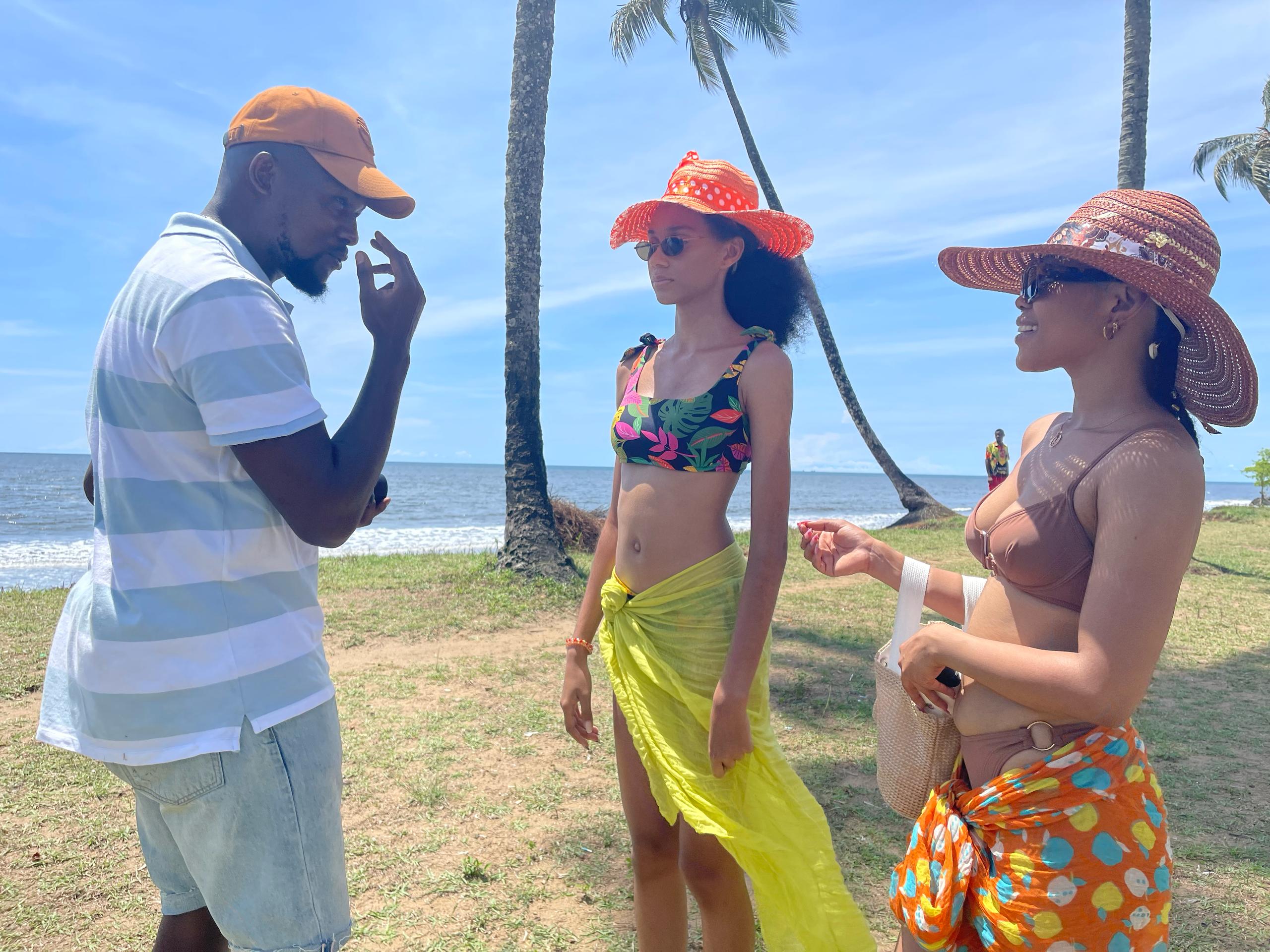 Stephane Agoume at work with a colleague